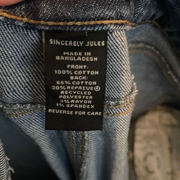 Sincerely Jules Mom Stovepipe Jeans size 9 High Waist New - Picture 7 of 7